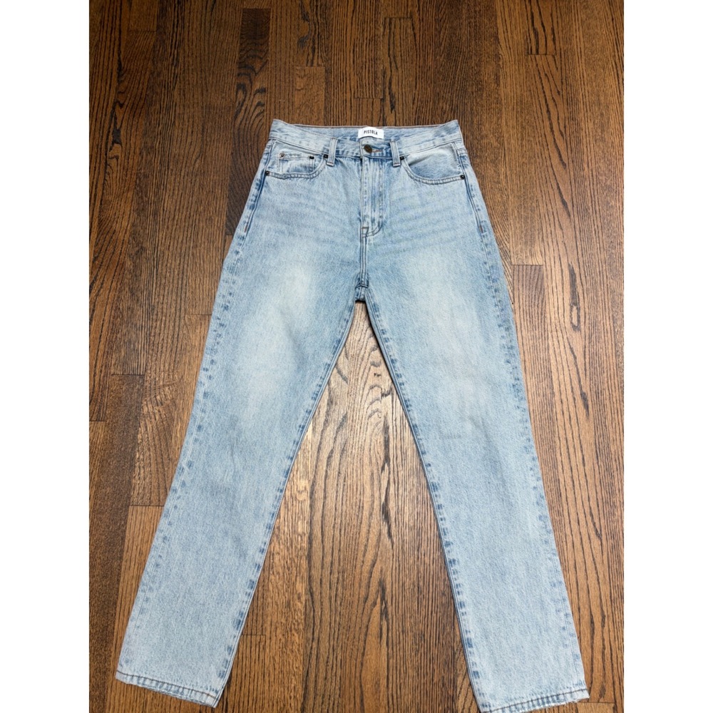 Pistola Straight Leg Jeans Womens 26 Light Wash High Rise